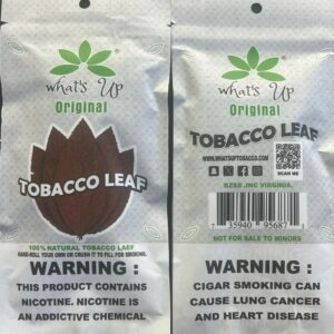 WHAT'S UP ORIGINAL TOBACCO LEAF (MSRP $9.99)